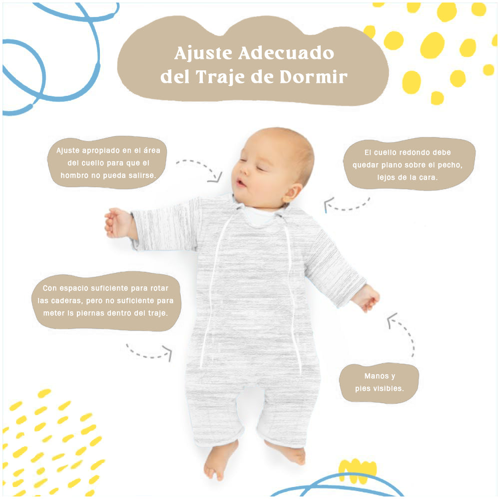 Saco para Dormir Nido Magico – Pijama de Algodón para Bebé, Sueño Seguro y Cómodo