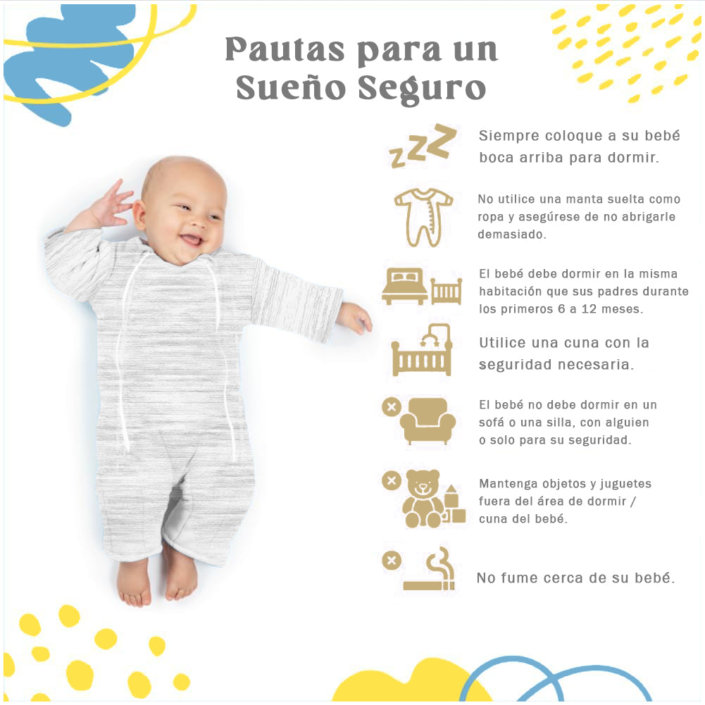 Saco para Dormir Nido Magico – Pijama de Algodón para Bebé, Sueño Seguro y Cómodo